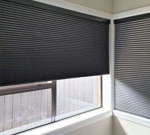 Vách Ngăn Cửa Sổ Bằng Rèm Tổ Ong