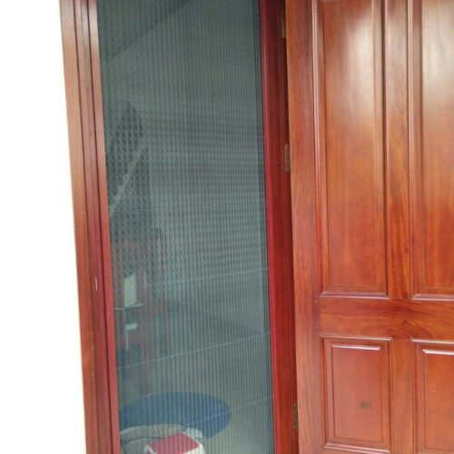 Cửa lưới xếp chống muỗi 1 cánh khung màu Xingfa DX 13 - Ảnh 4