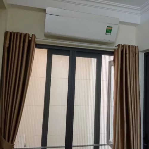 Cửa lưới chống muỗi xếp 2 cánh màu ghi DX 15 - Ảnh 3