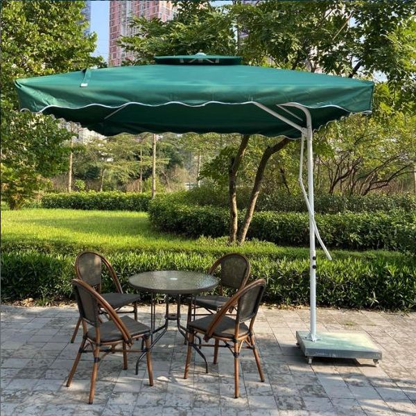 Ô Dù Lệch Tâm Vuông Hòa Phát 2.5m (Màu Xanh)