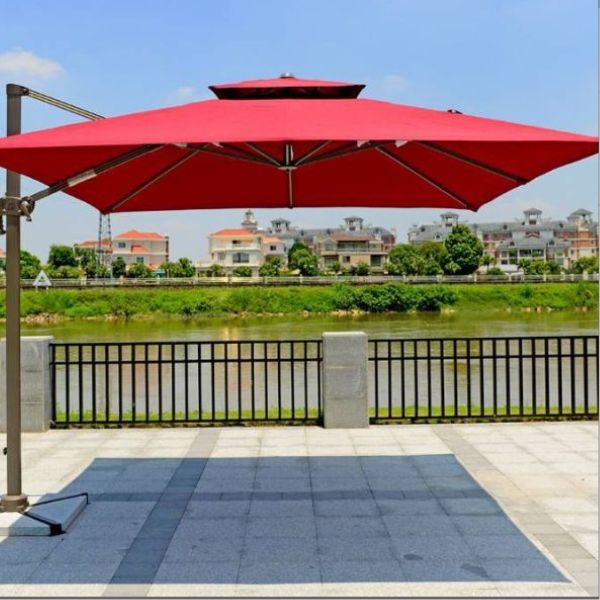 Ô Lệch Tâm Tròn Hòa Phát Hợp Kim Xoay 360 (Đỏ)